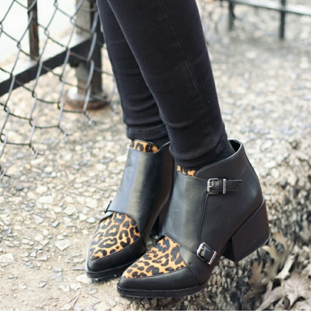 SAM EDELMAN Reese Pony Hair Leather
Ankle Boots - Picture 2 of 8